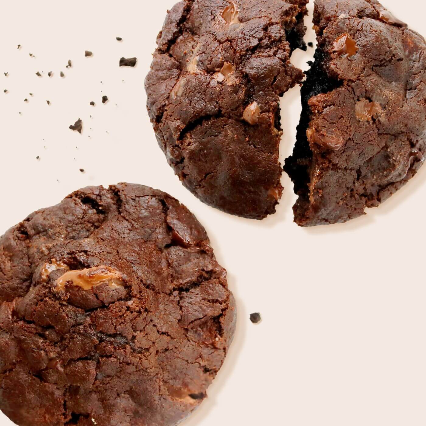double chocolate brownie